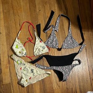 Set of two vans bikinis